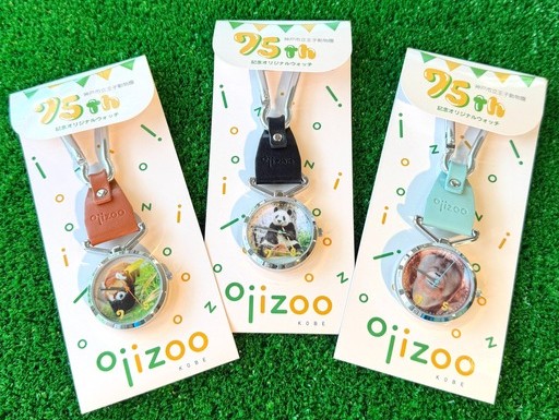 【限定】王子動物園75周年記念オリジナル時計が新登場！レッサーパンダやパンダの実写デザイン♪